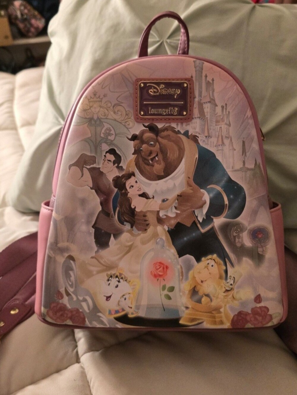 Beauty And The Beast Backpack RARE - Picture 2 of 7